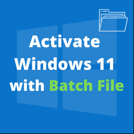 activate windows 11 without product keys